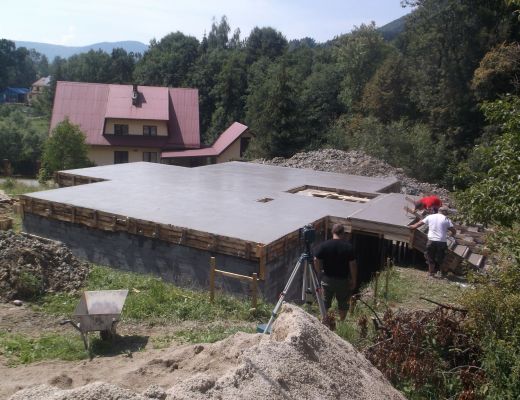 Budowa domu w Mszanie Dolnej