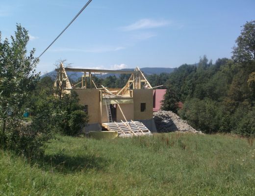 Budowa domu w Mszanie Dolnej