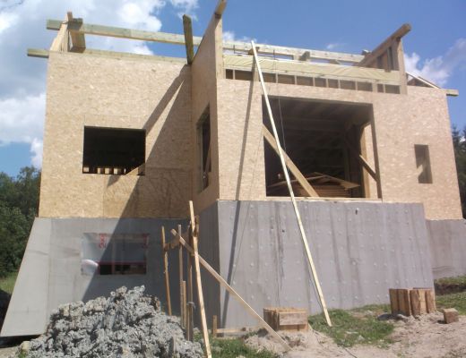 Budowa domu w Mszanie Dolnej