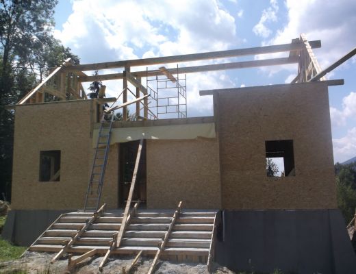 Budowa domu w Mszanie Dolnej