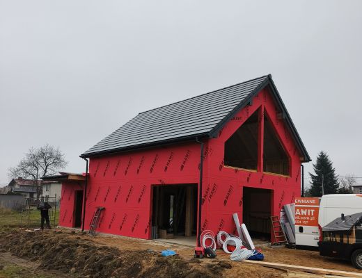 Budowa domu w Orzeszu