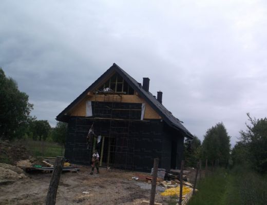 Budowa domu w Bobrownikach
