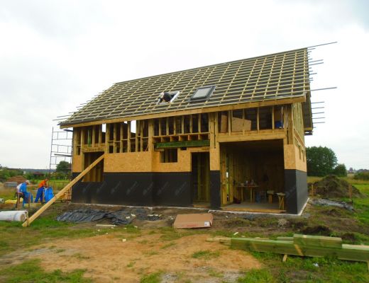 Budow domu w Orzeszu