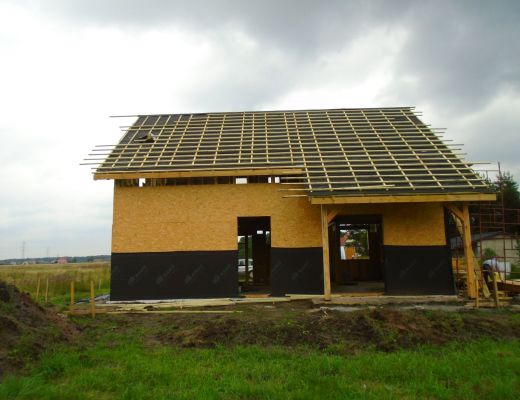 Budow domu w Orzeszu