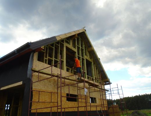 Budow domu w Orzeszu