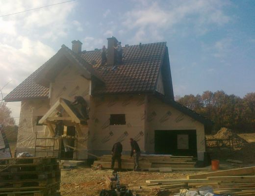 Budowa domu w Orzeszu