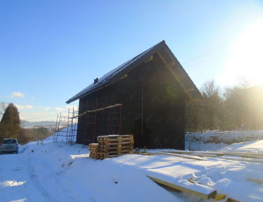 Dom szkieletowy w Żywcu