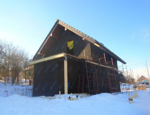 Dom szkieletowy w Żywcu