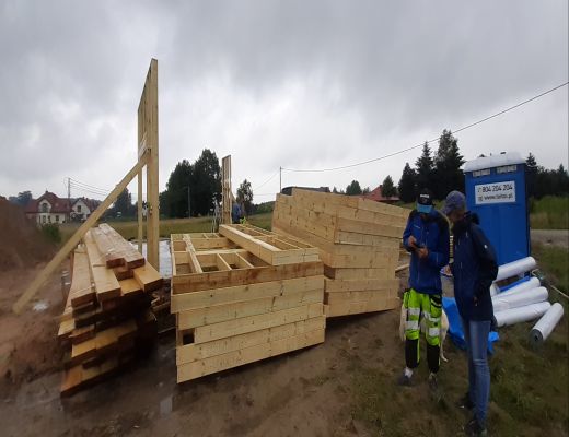 Budowa domu w Porębie Wielkiej