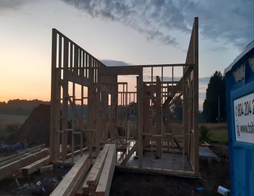 Budowa domu w Porębie Wielkiej