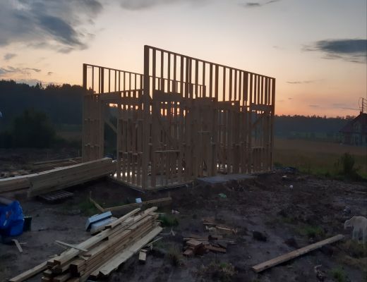 Budowa domu w Porębie Wielkiej