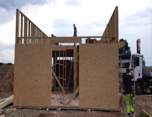 Budowa domu w Porębie Wielkiej