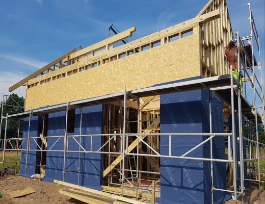 Budowa domu w Porębie Wielkiej