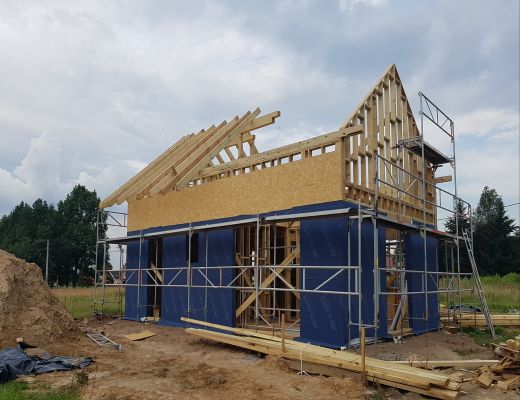 Budowa domu w Porębie Wielkiej