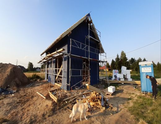 Budowa domu w Porębie Wielkiej