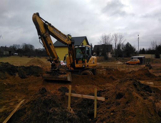 Budowa domu w Zbrosławicach