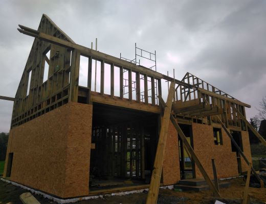 Budowa domu w Zbrosławicach