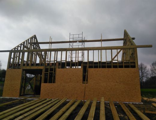 Budowa domu w Zbrosławicach