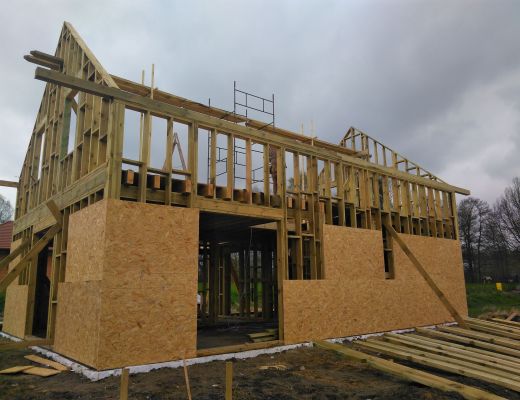 Budowa domu w Zbrosławicach