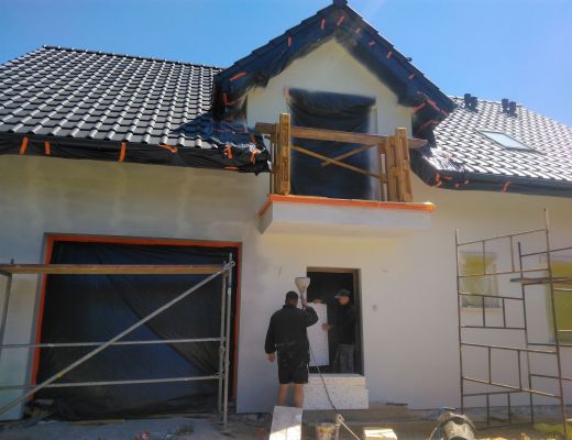 Budowa domu w Zbrosławicach