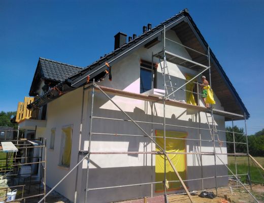 Budowa domu w Zbrosławicach