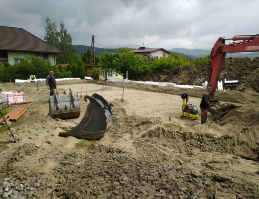 Budowa domu w Dzięgielowie 