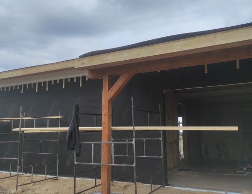 Budowa domu w Rokitnie Szlacheckim