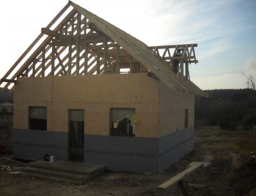 Budowa domu w Rzedkowicach