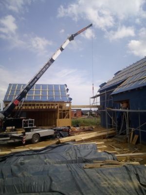 Budowa domu w Bromovicach 