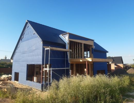 Budowa domu w Bromovicach 