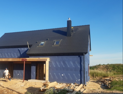 Budowa domu w Bromovicach 