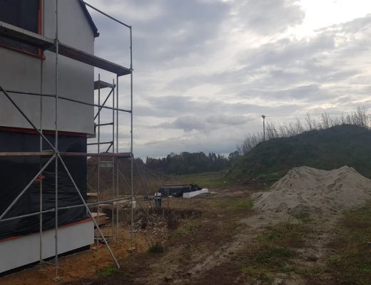 Budowa domu w Bromovicach 