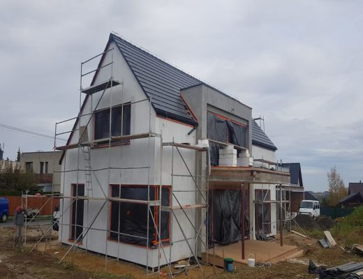 Budowa domu w Bromovicach 