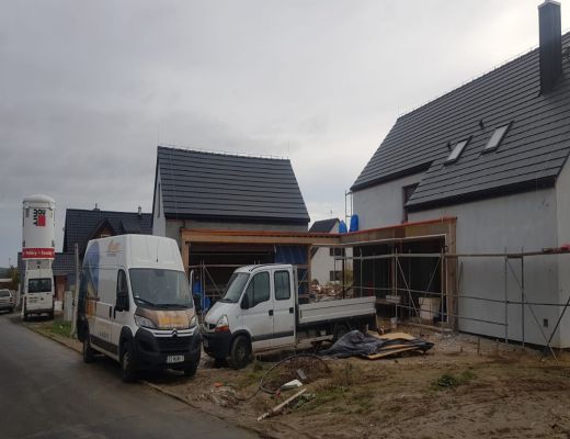 Budowa domu w Bromovicach 