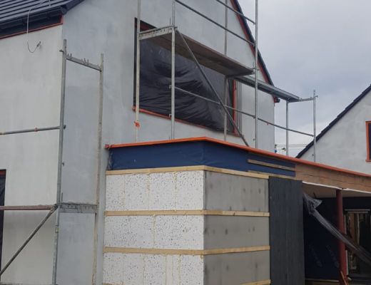 Budowa domu w Bromovicach 