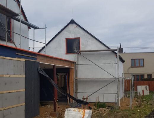 Budowa domu w Bromovicach 