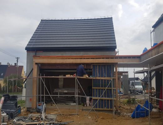 Budowa domu w Bromovicach 