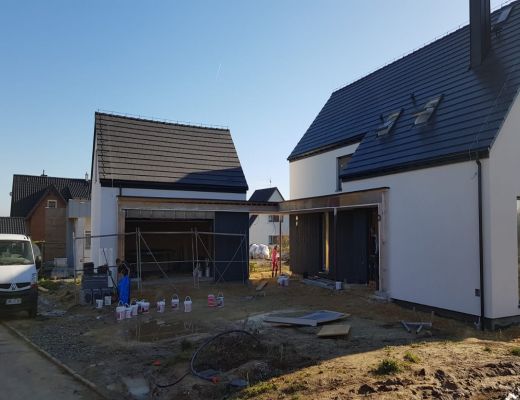 Budowa domu w Bromovicach 