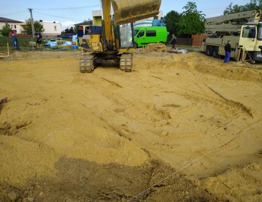 Budowa domu w Bromovicach 