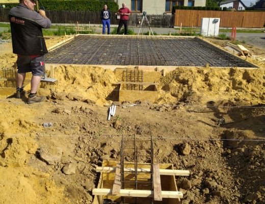 Budowa domu w Bromovicach 