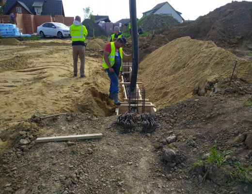 Budowa domu w Bromovicach 