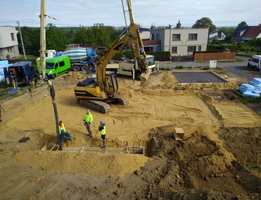 Budowa domu w Bromovicach 