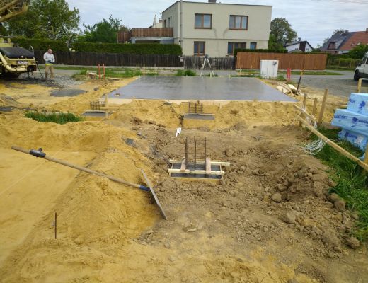 Budowa domu w Bromovicach 