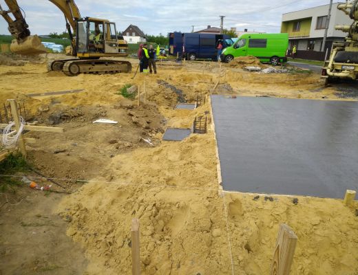 Budowa domu w Bromovicach 