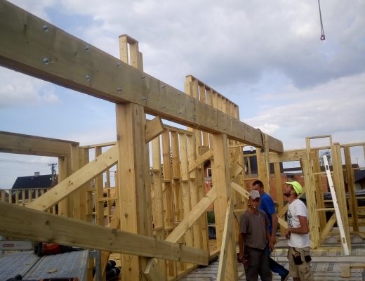 Budowa domu w Bromovicach 