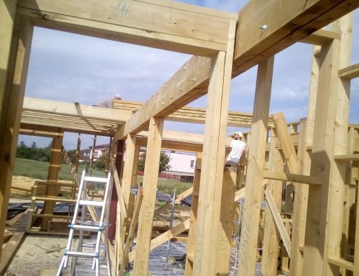 Budowa domu w Bromovicach 