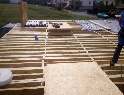 Budowa domu w Bromovicach 