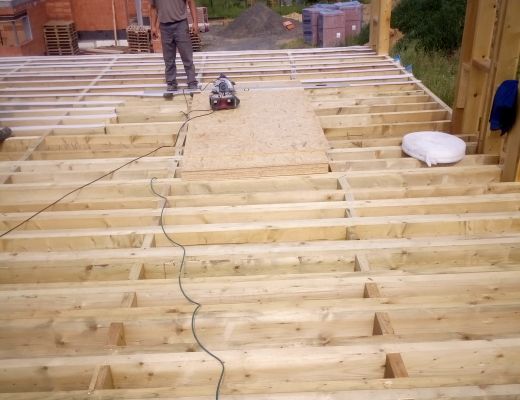 Budowa domu w Bromovicach 