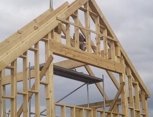 Budowa domu w Bromovicach 