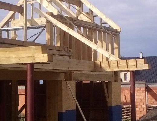 Budowa domu w Bromovicach 